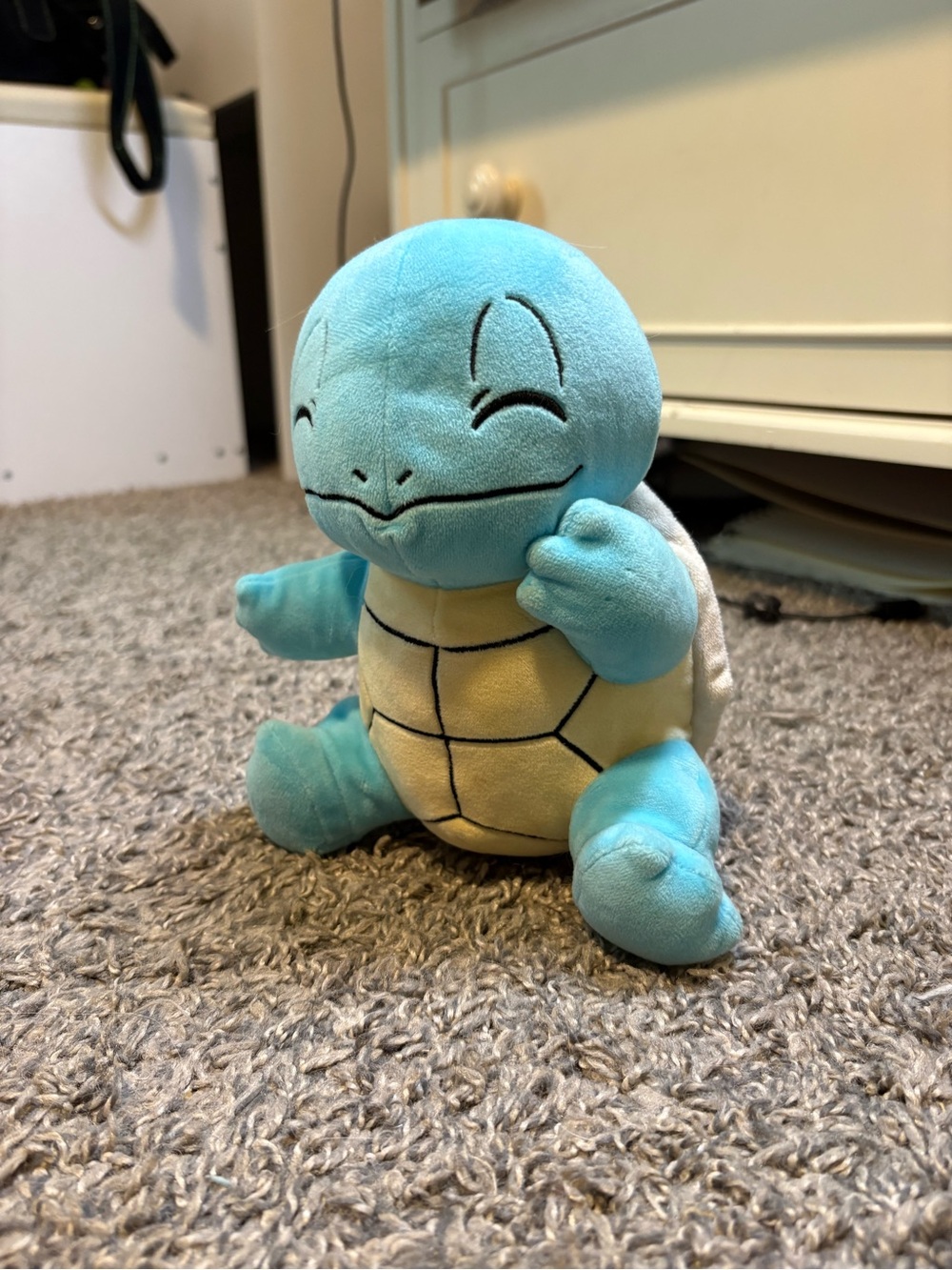 Pokemon Light Blue and Cream Squirtle Plush Toy